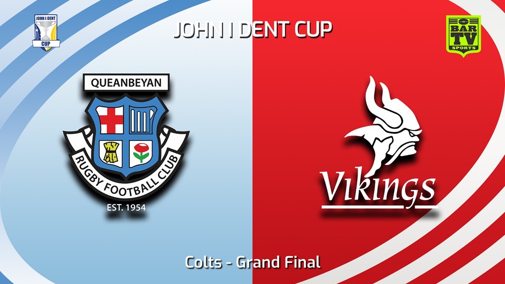 230823-John I Dent (ACT) Grand Final - Colts - Queanbeyan Whites v Tuggeranong Vikings Minigame Slate Image
