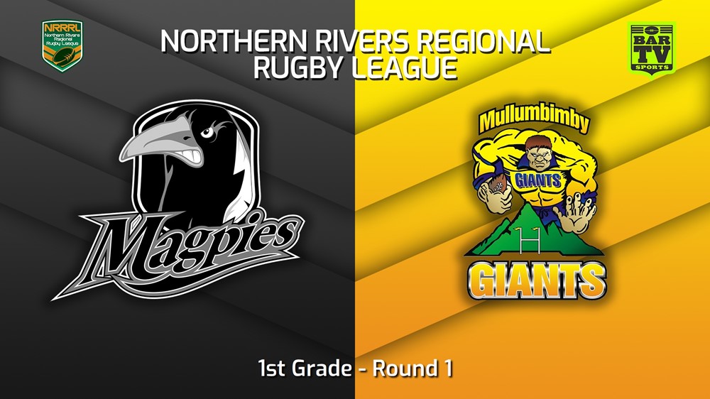 230415-Northern Rivers Round 1 - 1st Grade - Lower Clarence Magpies v Mullumbimby Giants Slate Image