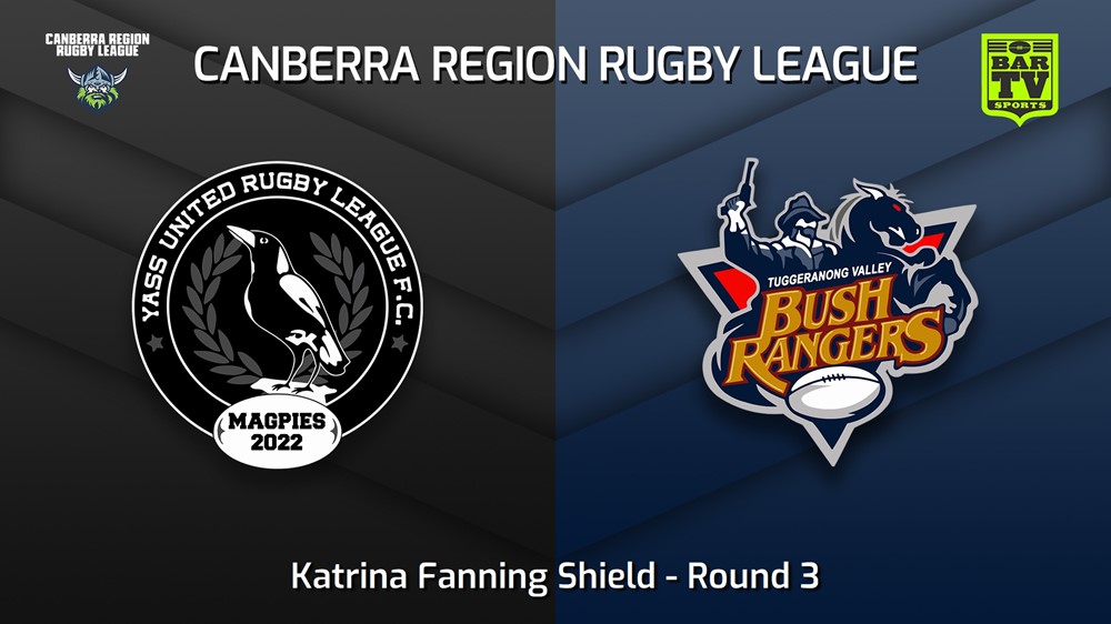 230520-Canberra Round 3 - Katrina Fanning Shield - Yass Magpies v Tuggeranong Bushrangers Slate Image