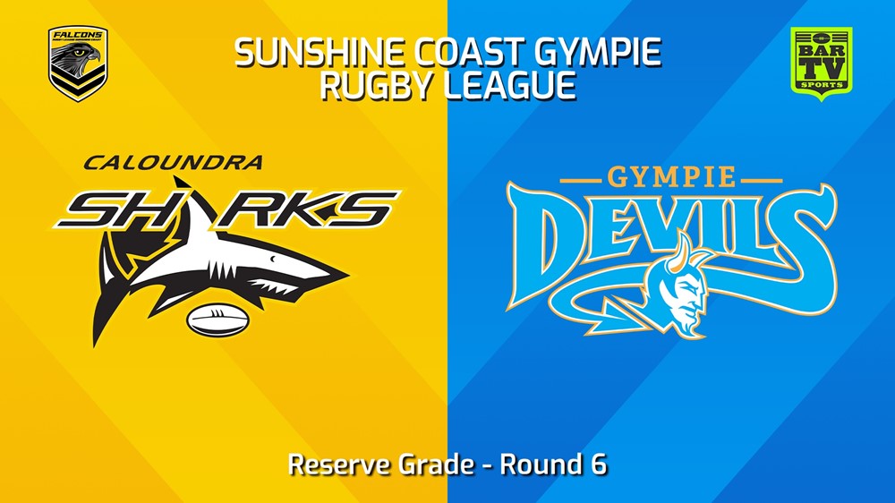 240511-video-Sunshine Coast RL Round 6 - Reserve Grade - Caloundra Sharks v Gympie Devils Slate Image
