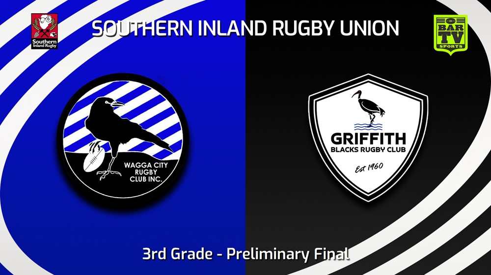 230805-Southern Inland Rugby Union Preliminary Final - 3rd Grade - Wagga City v Griffith Blacks Minigame Slate Image