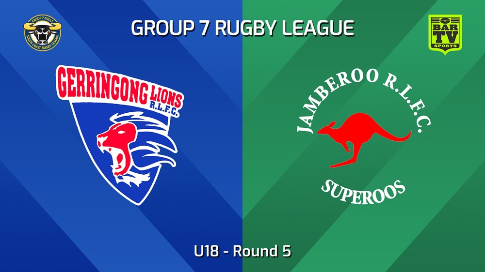 240504-video-South Coast Round 5 - U18 - Gerringong Lions v Jamberoo Superoos Slate Image