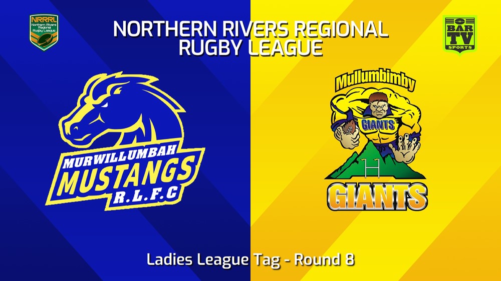 240526-video-Northern Rivers Round 8 - Ladies League Tag - Murwillumbah Mustangs v Mullumbimby Giants Minigame Slate Image