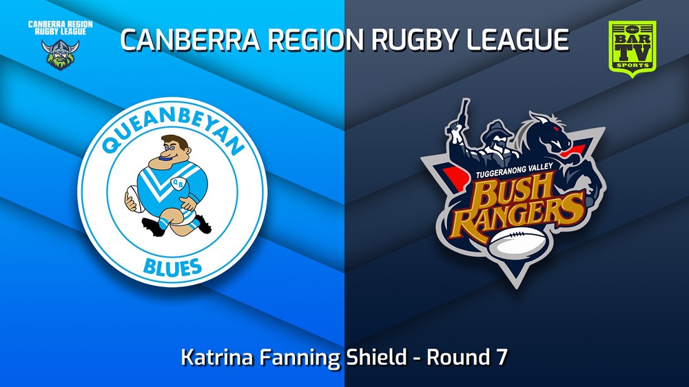 230624-Canberra Round 7 - Katrina Fanning Shield - Queanbeyan Blues v Tuggeranong Bushrangers Slate Image