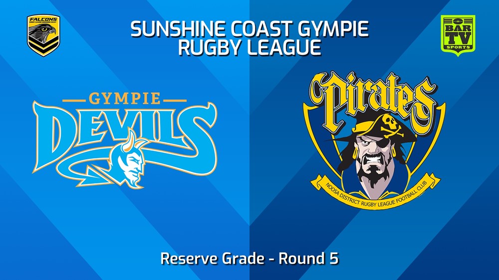 240504-video-Sunshine Coast RL Round 5 - Reserve Grade - Gympie Devils v Noosa Pirates Slate Image