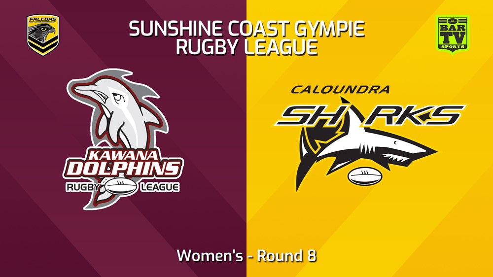 240511-video-Sunshine Coast RL Round 8 - Women's - Kawana Dolphins v Caloundra Sharks Slate Image