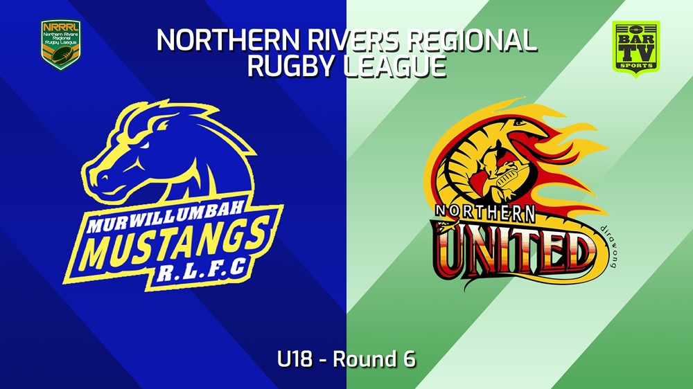 240512-video-Northern Rivers Round 6 - U18 - Murwillumbah Mustangs v Northern United Slate Image