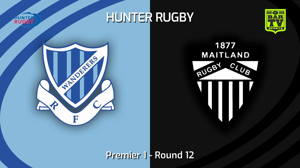 240706-video-Hunter Rugby Round 12 - Premier 1 - Wanderers v Maitland Slate Image