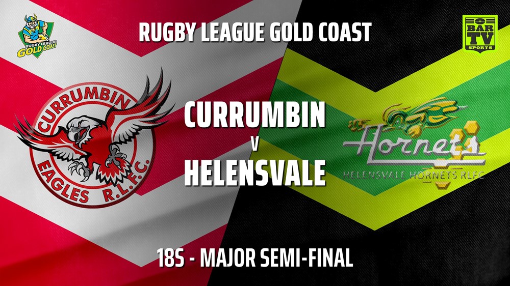 210926-Gold Coast Major Semi-Final - 18s - Currumbin Eagles v Helensvale Hornets Slate Image