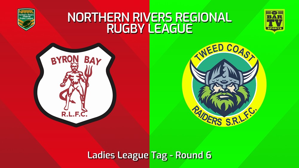 240512-video-Northern Rivers Round 6 - Ladies League Tag - Byron Bay Red Devils v Tweed Coast Raiders Slate Image