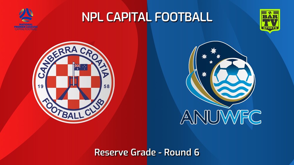 240512-video-NPL Women - Reserve Grade - Capital Football Round 6 - Canberra Croatia FC W v ANU WFC Slate Image