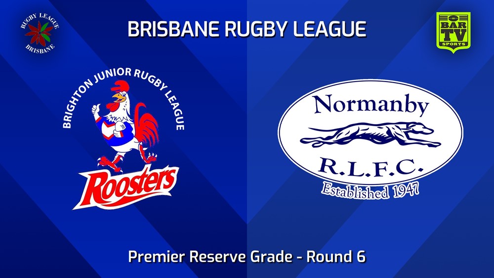 240511-video-BRL Round 6 - Premier Reserve Grade - Brighton Roosters v Normanby Hounds Slate Image