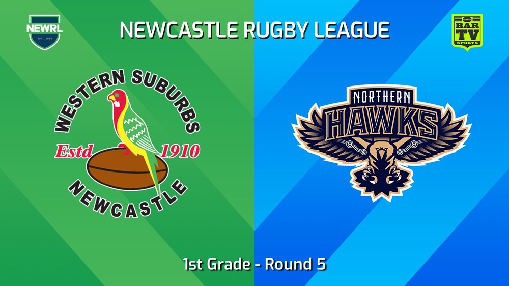 240511-video-Newcastle RL Round 5 - 1st Grade - Western Suburbs Rosellas v Northern Hawks Slate Image
