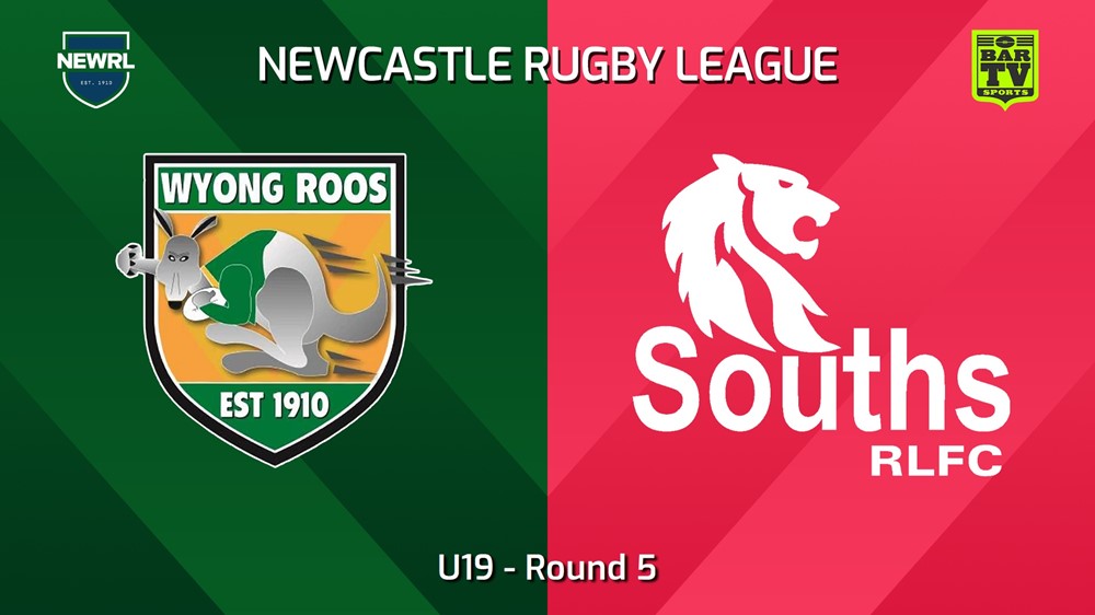 240511-video-Newcastle RL Round 5 - U19 - Wyong Roos v South Newcastle Lions Slate Image