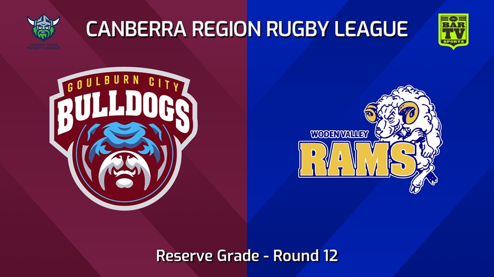 240629-video-Canberra Round 12 - Reserve Grade - Goulburn City Bulldogs v Woden Valley Rams Slate Image