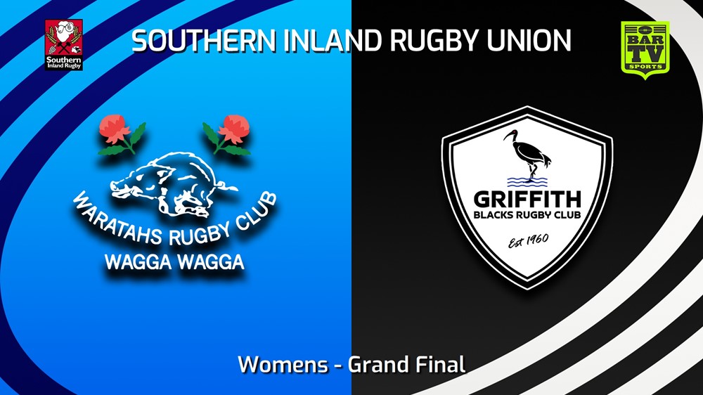 230812-Southern Inland Rugby Union Grand Final - Womens - Wagga Waratahs v Griffith Blacks Minigame Slate Image