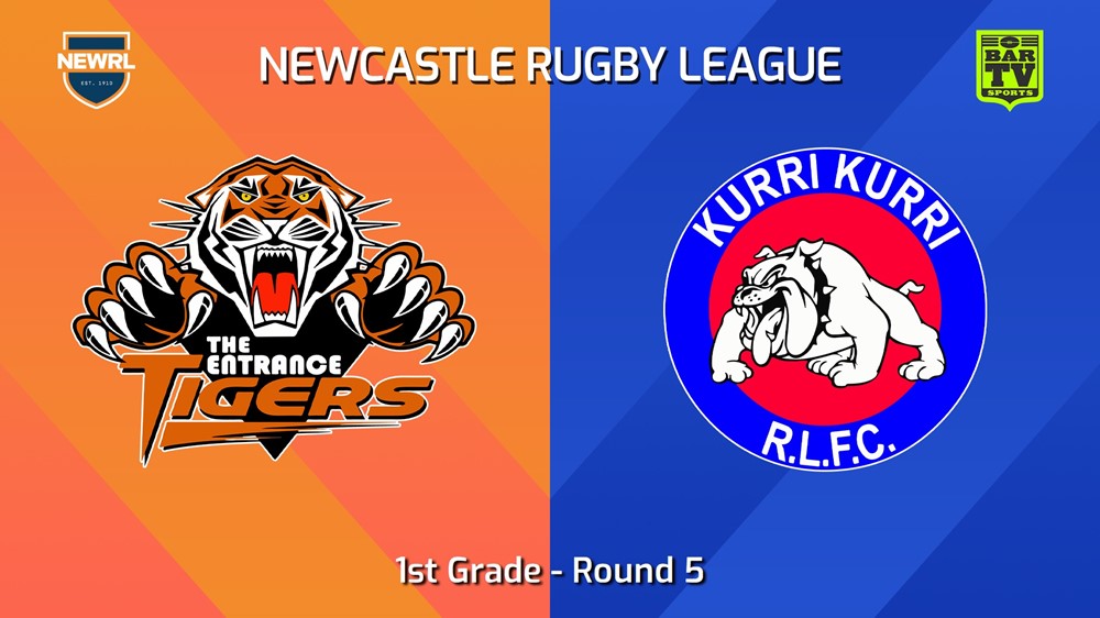 240512-video-Newcastle RL Round 5 - 1st Grade - The Entrance Tigers v Kurri Kurri Bulldogs Slate Image