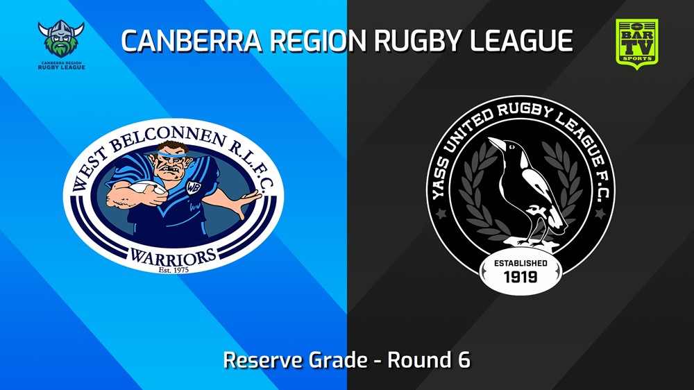 240511-video-Canberra Round 6 - Reserve Grade - West Belconnen Warriors v Yass Magpies Slate Image