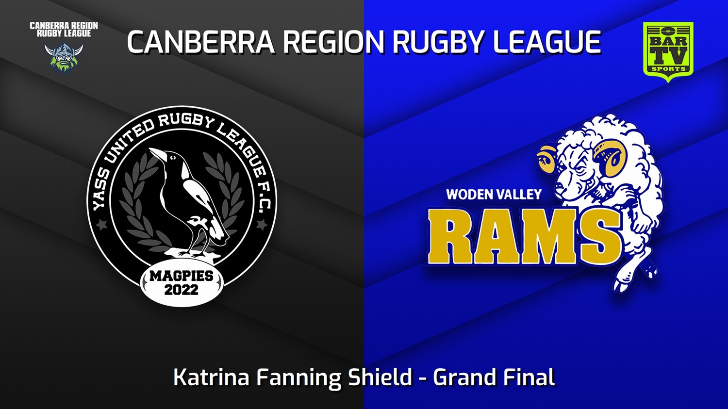 220917-Canberra Grand Final - Katrina Fanning Shield - Yass Magpies v Woden Valley Rams Minigame Slate Image