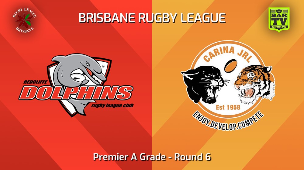 240511-video-BRL Round 6 - Premier A Grade - Redcliffe Dolphins v Carina Juniors Slate Image