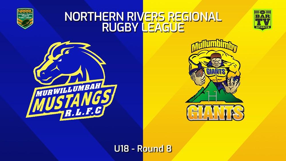 240526-video-Northern Rivers Round 8 - U18 - Murwillumbah Mustangs v Mullumbimby Giants Minigame Slate Image