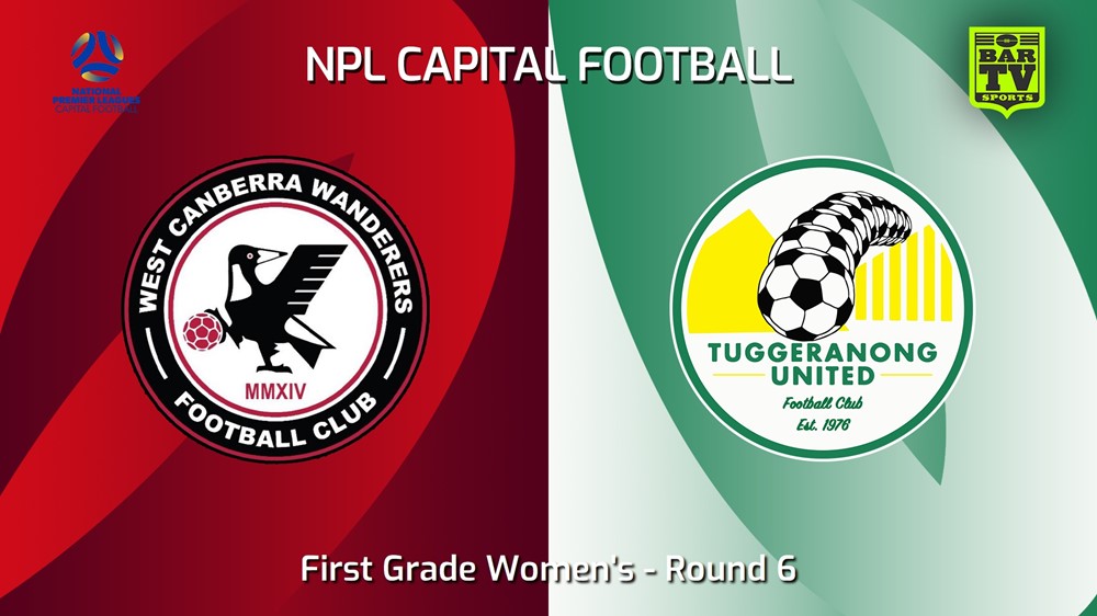 240512-video-Capital Womens Round 6 - West Canberra Wanderers FC W v Tuggeranong United FC W Slate Image
