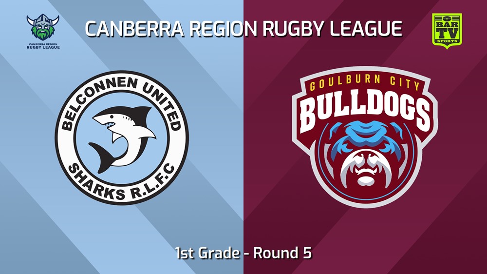 240504-video-Canberra Round 5 - 1st Grade - Belconnen United Sharks v Goulburn City Bulldogs Slate Image